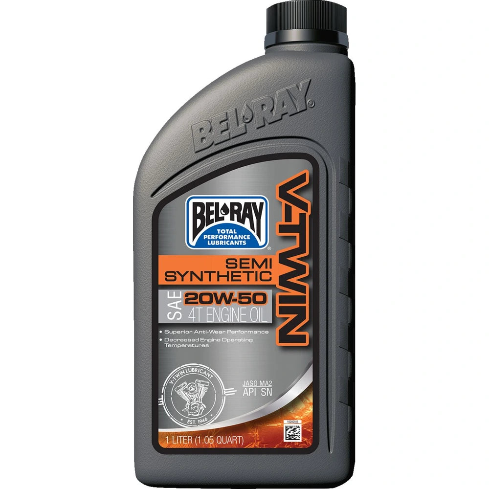 Bel-Ray V-Twin Semi-Synthetic 20W-50 – 1 L