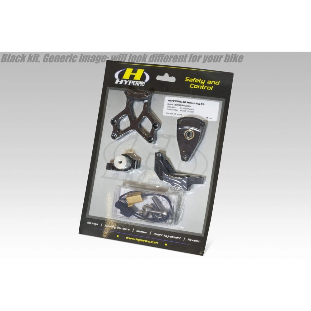 Hyperpro styrdæmper-monteringssæt til BMW R 12 NINE T (24-26) – modeltilpasset montage – MK-BM12-O007-B billede 1