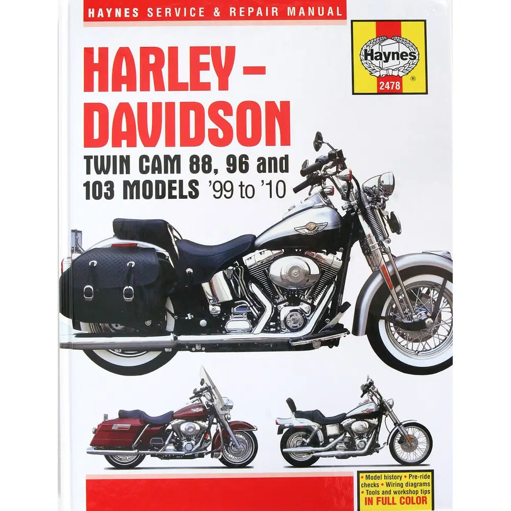 Harley-Davidson Twin Cam 88/96/103 (1999–2010) værkstedshåndbog – Haynes – Haynes værkstedsmanual til service og reparation