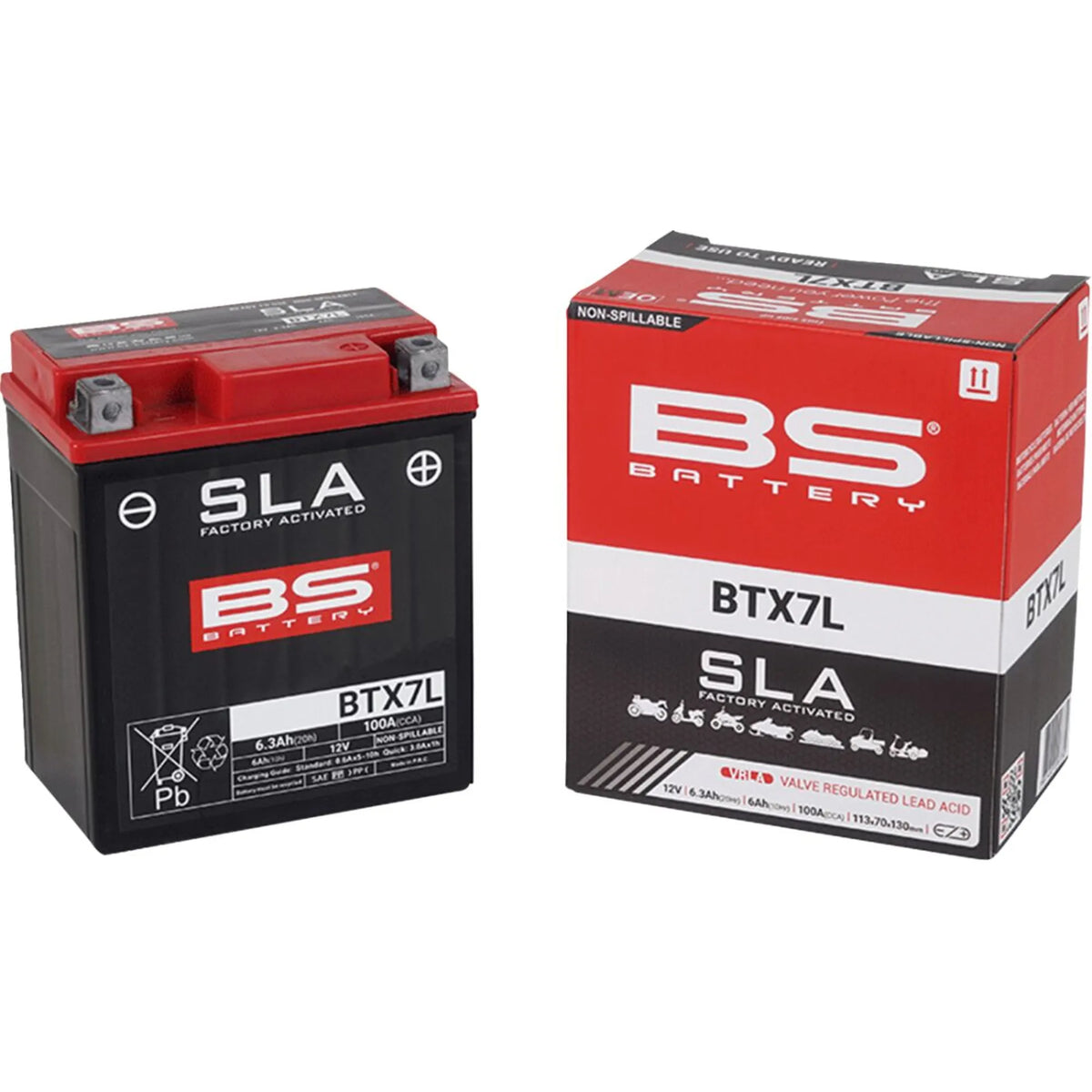 BS Battery BTX7L MC batteri – produktbillede 2