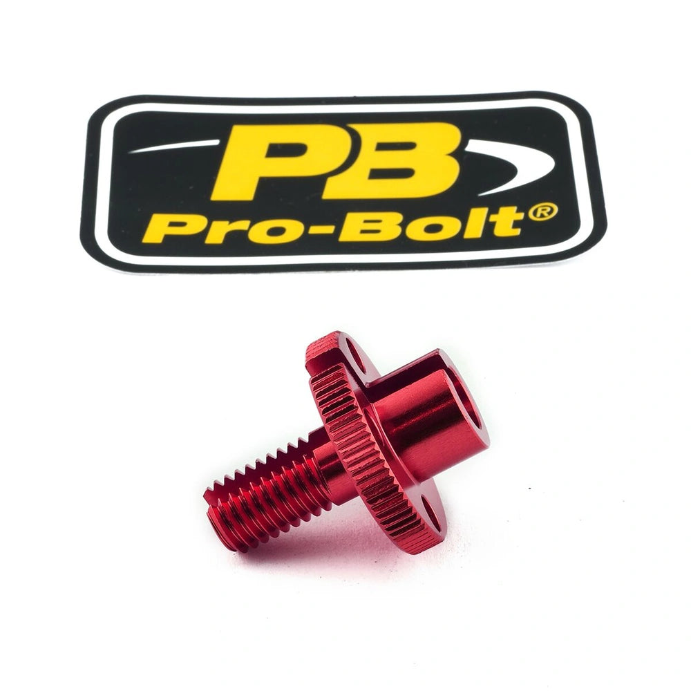 Kabeljusterskrue – 7075-T6 aluminium, rød, LCA20 – Pro-Bolt