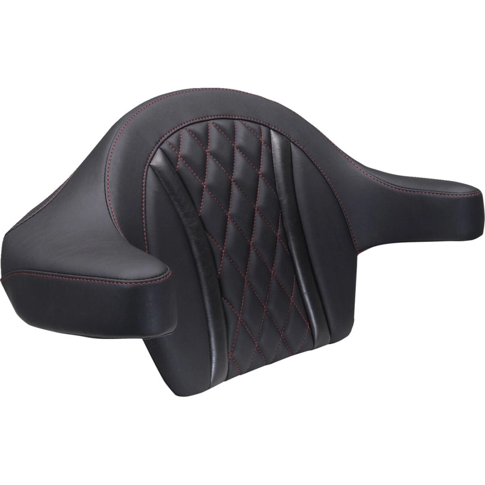 Harley-Davidson Street Glide CVO (23-26) Tour-Pak ryglæn, diamond, rød syning – Mustang – Mustang varenr. 88430DC