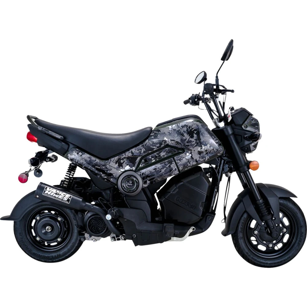 Honda Navi (22-22) Upsweep komplet udstødning, sort – Vance & Hines