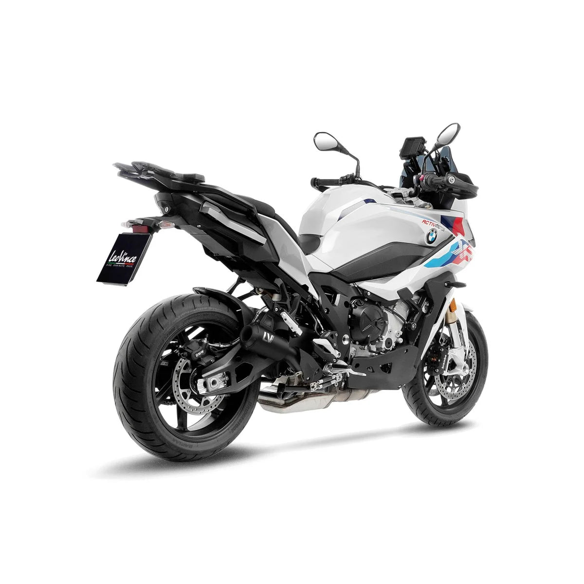 BMW S1000XR (21-23) LeoVince LV-10 slip-on – rustfri – ekstra produktvisning af lyddæmper, finish og detaljer 6