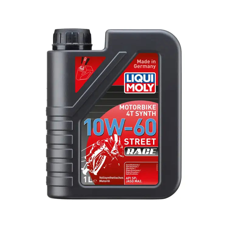 MC olie, 10W-60 – LIQUI MOLY Motorbike 4T Synth Street Race – Fuldsyntetisk – 1 L