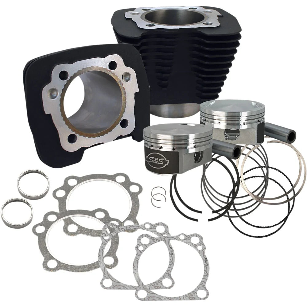 Harley-Davidson Sportster (86-22) 1250 cc Conversion Kit, sort – S&S Cycle
