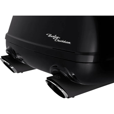 Harley-Davidson Trike (17-25) Twin Slash slip-on, sort – Vance & Hines – detaljebillede af udstødning og finish 2