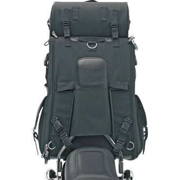 Harley-Davidson (12) Drifter sissy bar taske – Saddlemen – ekstra produktvisning med fokus på form, opbevaring og detaljer – billede 2