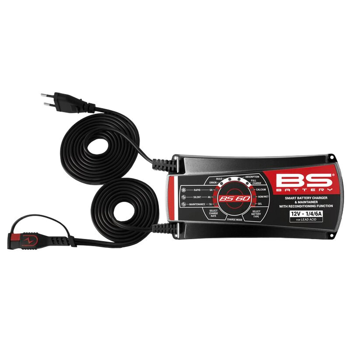 BS Battery BS 60 12V / 1A, 4A eller 6A MC batterilader