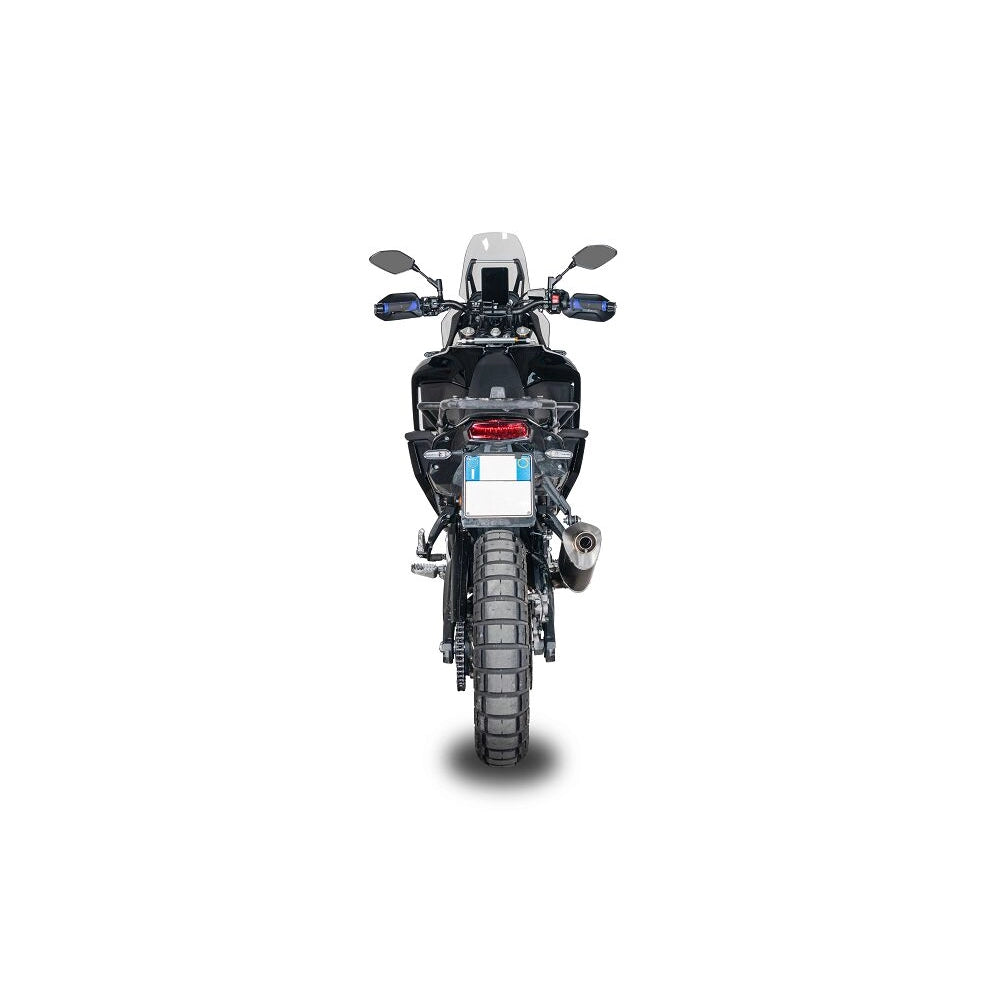 Yamaha Ténéré 700 (18-26) Dakar slip-on, sort – Spark – måltegning og tekniske dimensioner, billede 5