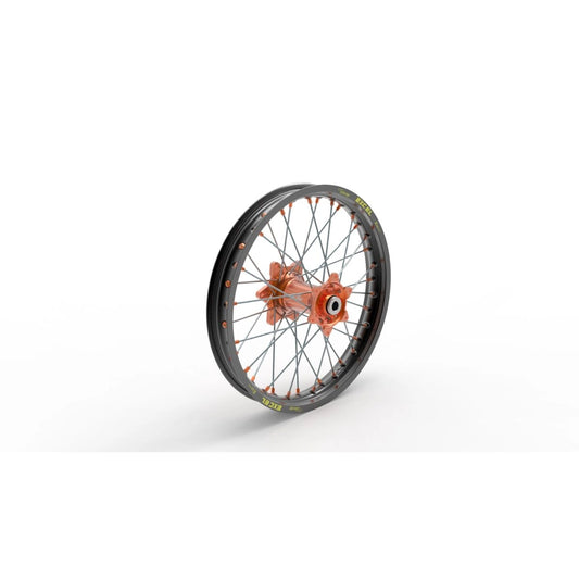 Kite Elite MX/Enduro baghjul 19x1.85 til KTM/Husqvarna 2023–2027 – orange, sølv eger
