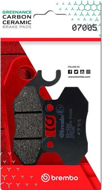 Detaljebillede 3 af Sym RED DEVIL 50 98-13 bremseklodser – Brembo Genuine CC 07005