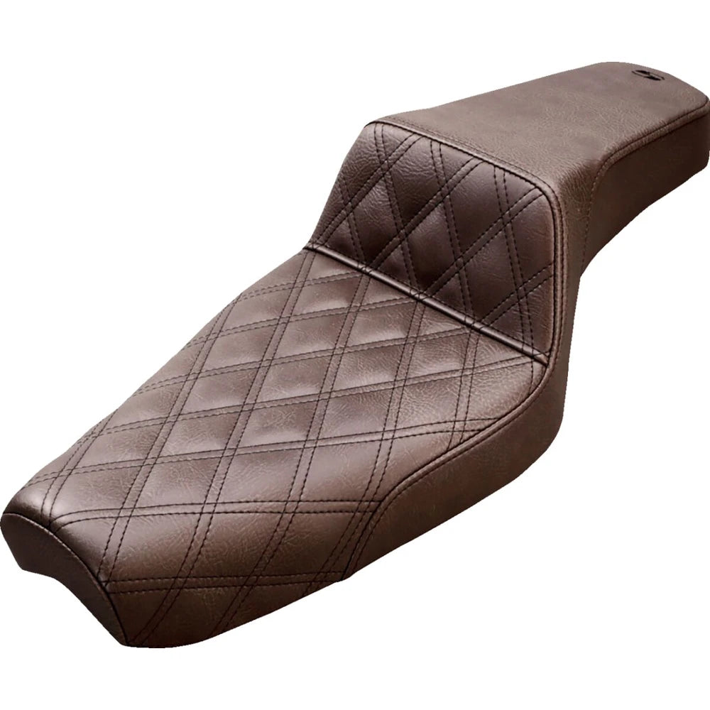 Harley-Davidson Sportster (80-18) Step-Up 2-up sæde Front Lattice Stitch – Saddlemen