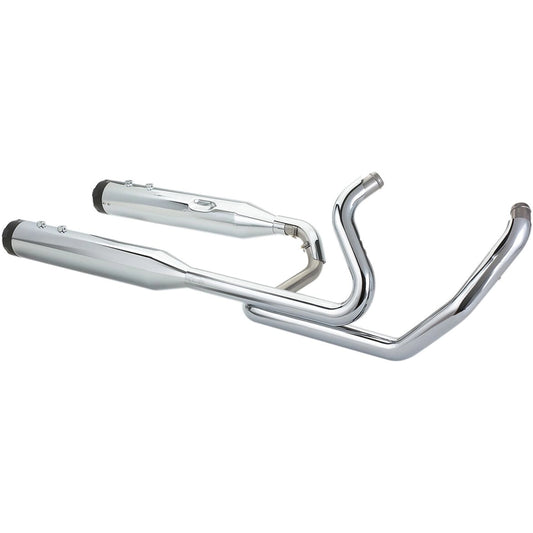 Harley-Davidson Touring (17-20) El Dorado Dual Exhaust System, krom, Billet| Thruster end cap – S&S Cycle