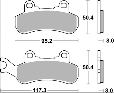 Ekstra produktbillede af Bremseklodser – Brembo SX 07GR92SX