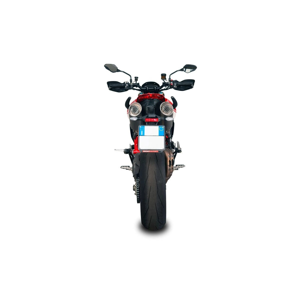 Ducati HYPERMOTARD 950 (19-25) GRID-O slip-on, titanium – Spark – måltegning og tekniske dimensioner, billede 5