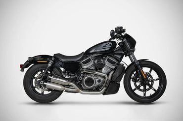 Harley-Davidson Nightster 975 (22-24) 2-i-1-i-2 komplet udstødning, E5-godkendt – Zard – produktbillede 2