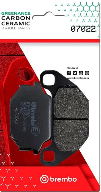 Detaljebillede 3 af Kymco SUPER 8 50 4T 08-16 bremseklodser – Brembo Genuine CC 07022