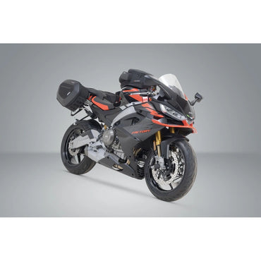 Aprilia RS 660 ABS (23-24) PRO BLAZE H sidetaske Set with EDGE Protection & Heat Guard – SW-Motech – produktbillede 2