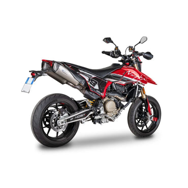 Ducati HYPERMOTARD 698 (24-26) Force Evo slip-on, titanium – Spark – produktdetalje fra alternativ vinkel, billede 2