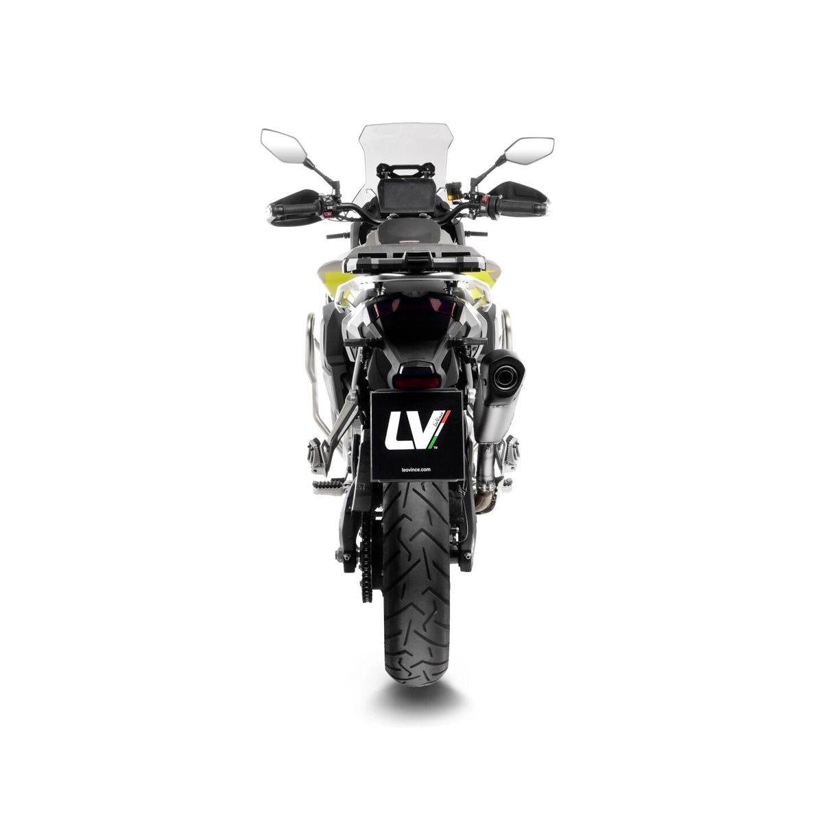 Voge DS 900 X (24-26) LeoVince LV-14 slip-on – titanium – ekstra produktvisning af lyddæmper, finish og detaljer 4
