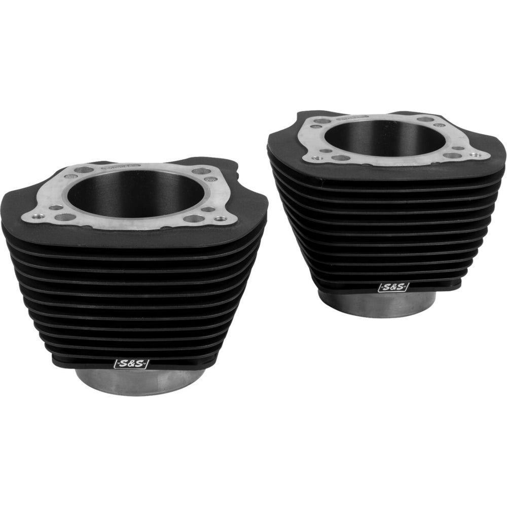 Harley-Davidson Touring / Trike (17) Cylinder Set, sort / non-highlighted fins – S&S Cycle