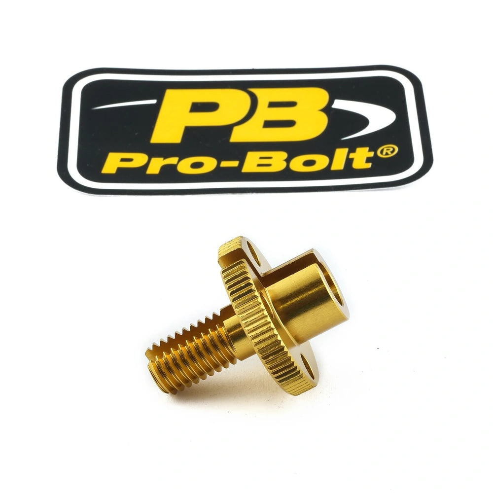 Kabeljusterskrue – 7075-T6 aluminium, guld, LCA20 – Pro-Bolt
