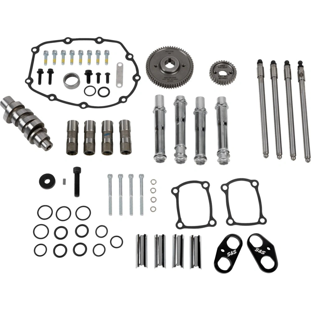 Harley-Davidson modeller (17-25) 496 Gear Drive Camshaft Kit, Chrome Pushrod Tubes – S&S Cycle