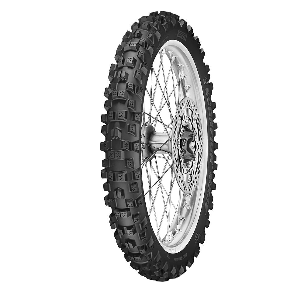 Pirelli Scorpion MX32 Mid Hard 80/100-21 51M TT NHS – fordæk – originalt Pirelli fordæk med maksimalt greb, præcis feedback og ægte banefølelse. Køb hos Mo2parts.