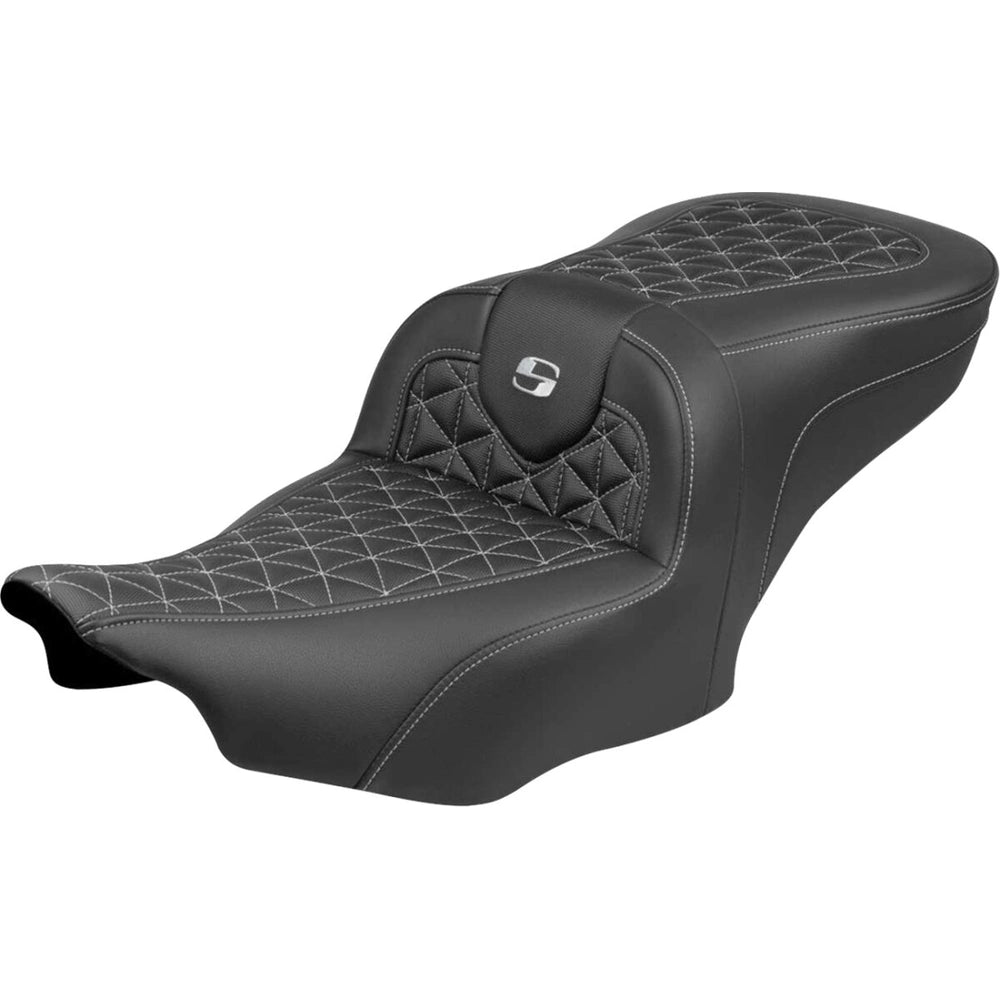 Harley-Davidson Touring (23-26) Roadsofa 2-up sæde Gripper sølv syning – Saddlemen