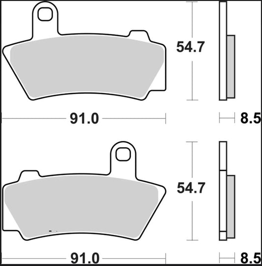 BMW R 18 21-26 bremseklodser – Brembo Genuine Sinter 07BB4080