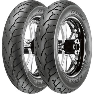 Pirelli Night Dragon 180/60 B17 81H TL – bagdæk set fra siden – se profil og design på dette Pirelli bagdæk hos Mo2parts.