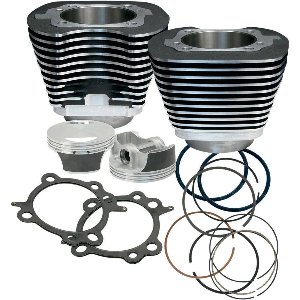 Harley-Davidson modeller (99-06) Big Bore Cylinder Kit, sort, 3,927" – S&S Cycle – ekstra produktvisning 2