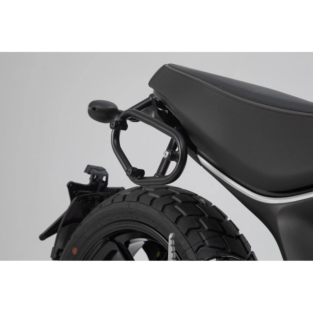 Ducati Scrambler 803 ABS (17-22) Legend Gear LC1 & LC 2 Side Bag System Brown Edition – SW-Motech – produktbillede 5