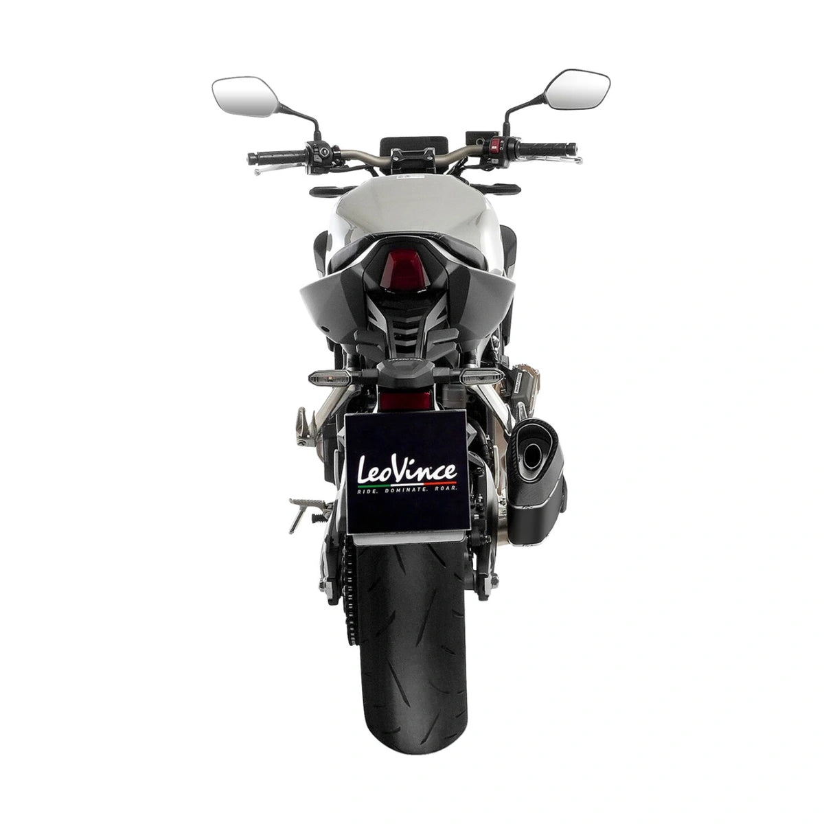 Honda CBR650R (19-26) m.fl. LeoVince LV-14 R komplet udstødning – rustfri – mat sort – ekstra produktvisning af udstødningssystem, design og detaljer 3