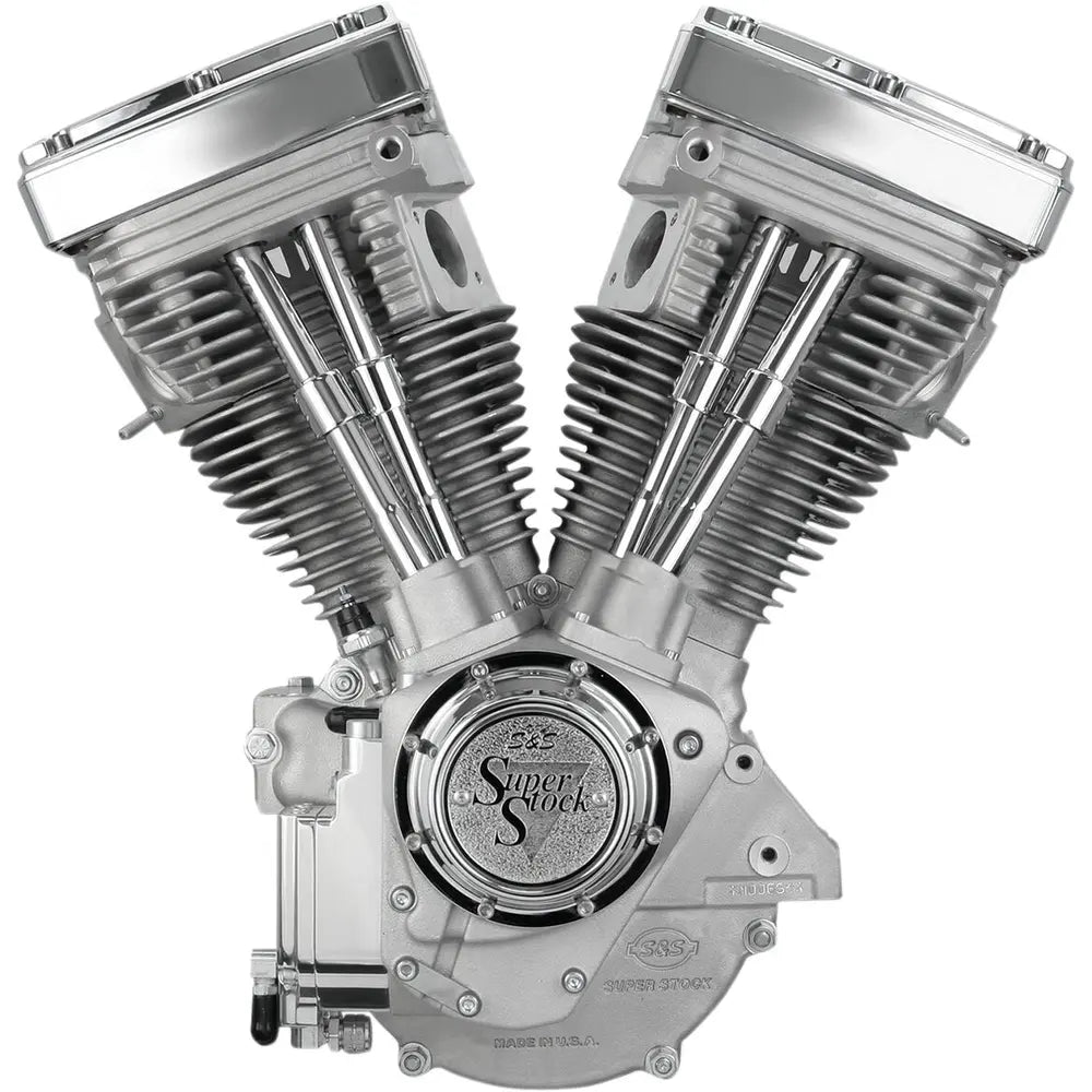 Harley-Davidson Evolution (83-00) V80 Long-Block Engine, sølv – S&S Cycle