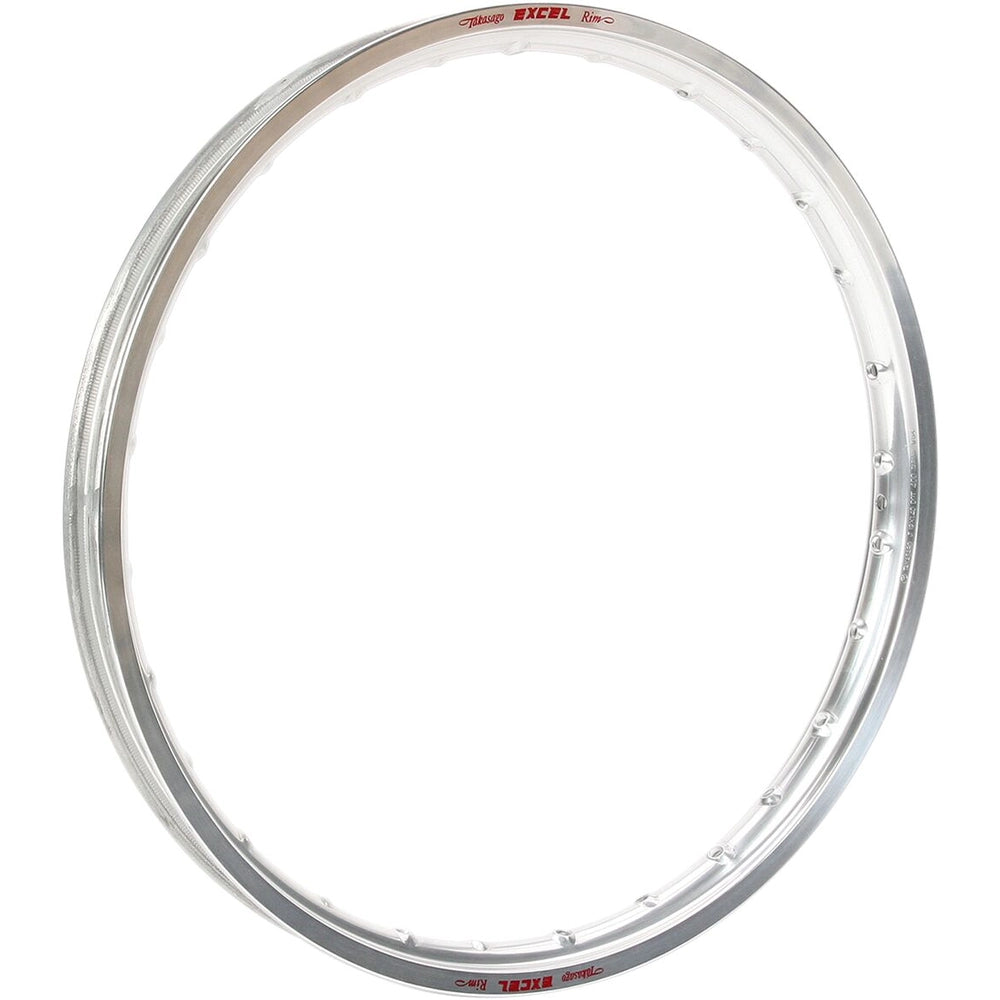 Excel Takasago MX/Enduro fælg 19x1.4, for, 28H til Honda/Suzuki/Yamaha 1986–2026 – sølv – Excel hjuldel til MX, Enduro eller Supermoto