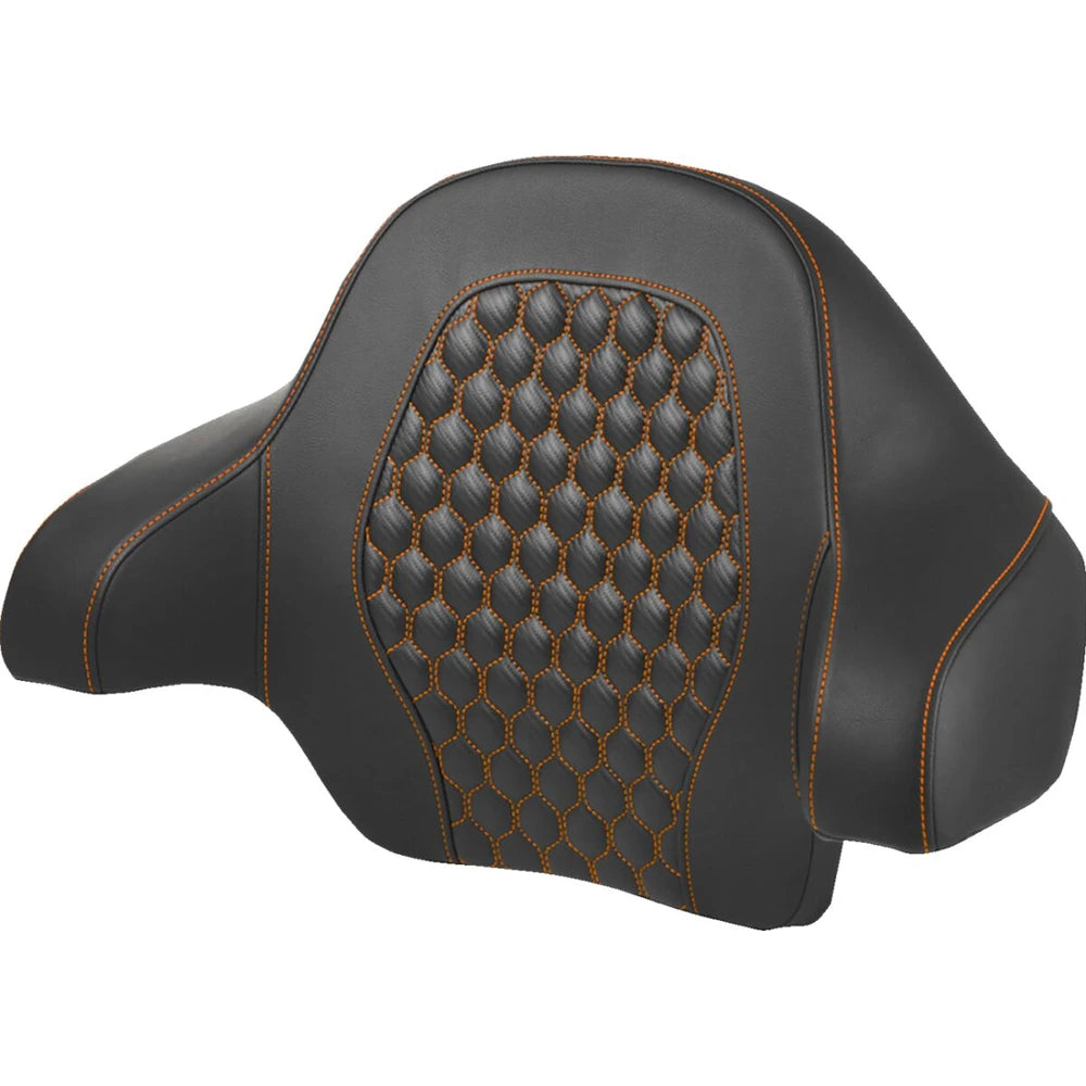 Harley-Davidson (14-25) Roadsofa ryglæn / pude Honeycomb, Black/ Orange – Saddlemen