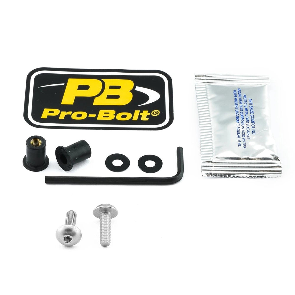 Kåbeboltsæt – 7075-T6 aluminium, sølv, SK2 – Pro-Bolt