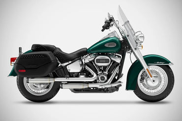 Harley-Davidson Heritage Classic (17-24) Overlapped slip-ons, rå – Zard – produktbillede 2