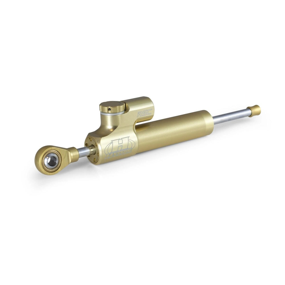 RSC styrdæmper 75 mm, guld – justerbar Hyperpro styrdæmper til mere ro og kontrol