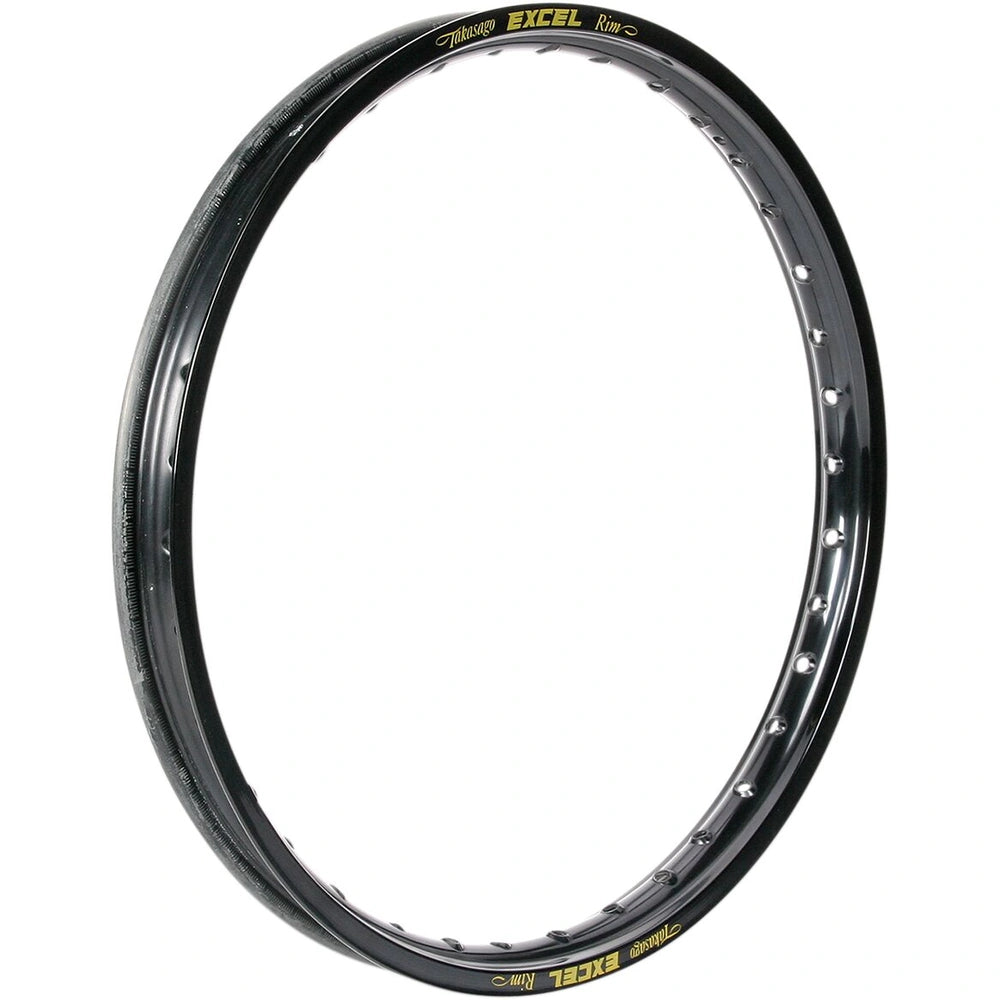 Excel Takasago MX/Enduro fælg 21x1.6, for, 36H til Beta/GasGas/Honda m.fl. 1991–2026 – sort – Excel hjuldel til MX, Enduro eller Supermoto
