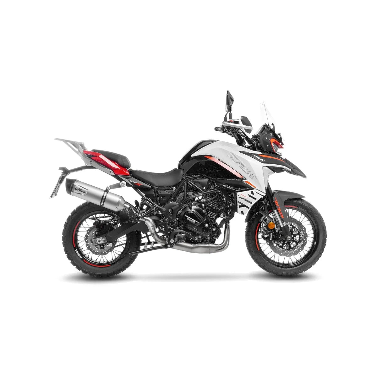 Benelli TRK 702 X (23-24) m.fl. LeoVince LV One EVO slip-on – rustfri – ekstra produktvisning af lyddæmper, finish og detaljer 6