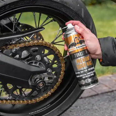 Tru-Tension Premium Tungsten kædevoks til MC – PTFE, 500 ml – Premium Tungsten kædevoks i brug på MC-kæde