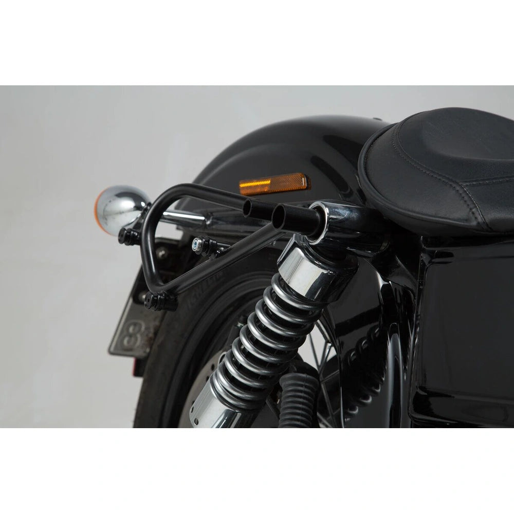 Harley Davidson Fxdwg 1690 ABS (12-17) m.fl. Legend Gear LC2 Side Bag System Brown Edition – SW-Motech – produktbillede 3