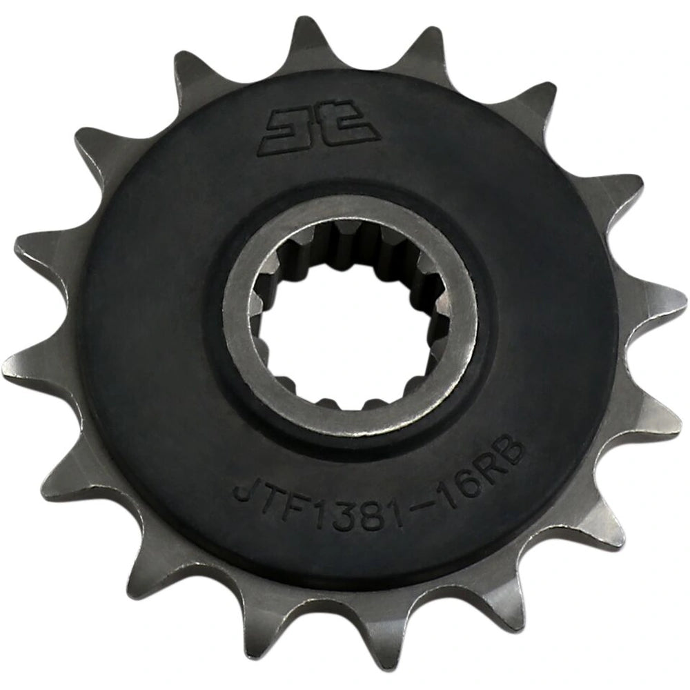 Fortandhjul 16T, 520 – stål, gummidæmpet, JTF1381.16RB – JT Sprockets