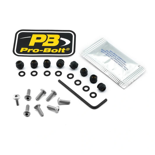 Kåbeboltsæt – 7075-T6 aluminium, sølv, SKDUC8 – Pro-Bolt
