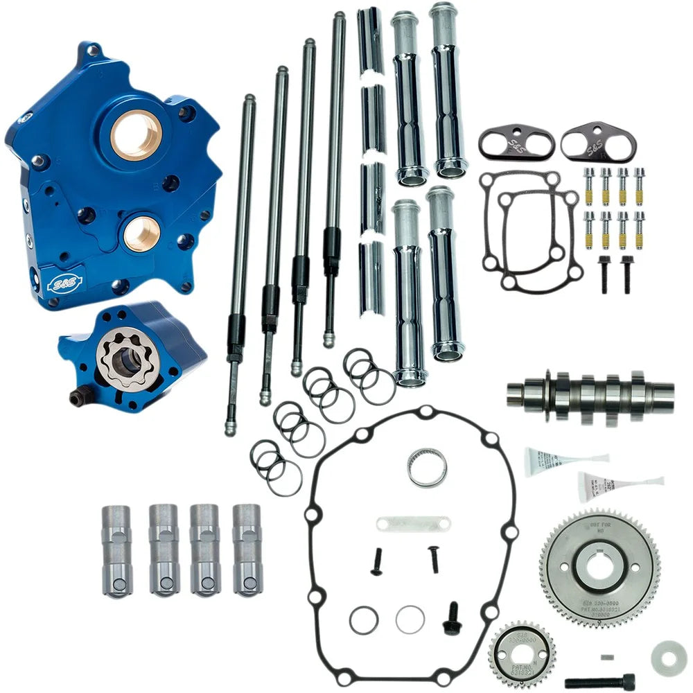 Harley-Davidson modeller (17-26) 465G Gear Drive Cam Chest Kit, chrome pushrod tubes – S&S Cycle