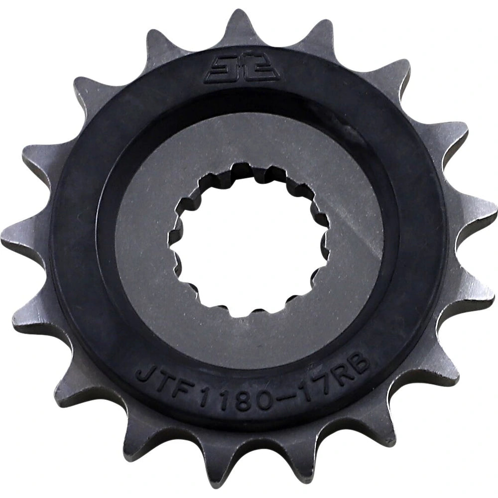 Fortandhjul 17T, 530 – stål, gummidæmpet, JTF1180.17RB – JT Sprockets