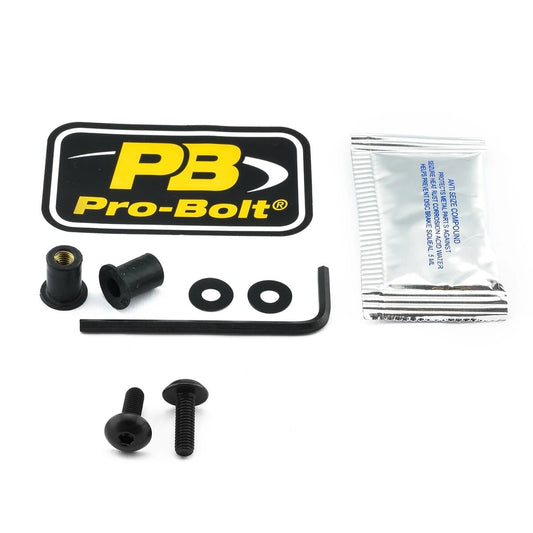 Kåbeboltsæt – 7075-T6 aluminium, sort, SK2 – Pro-Bolt